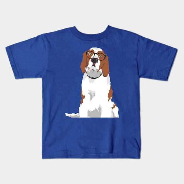 Cool Hipster Bull Terrier Dog T-Shirt for Dog Lovers Kids T-Shirt by riin92